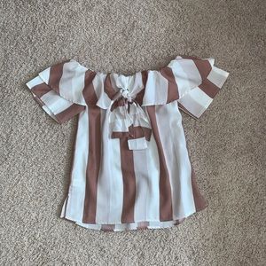 Off she shoulder blouse